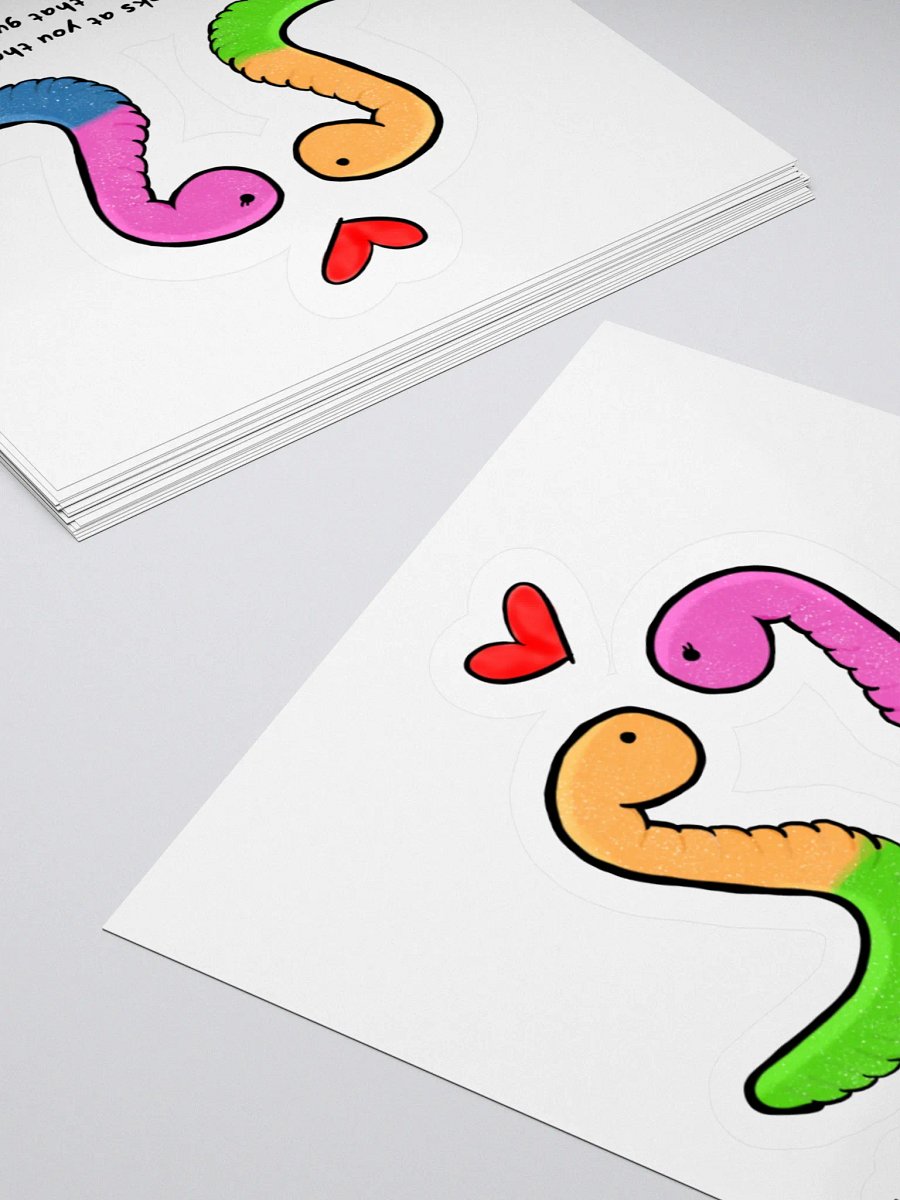 Gummy Worm Sticker product image (8)