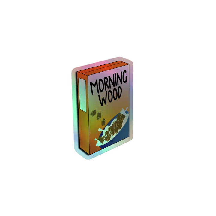 Morning Wood Cereal Sticker! product image (1)