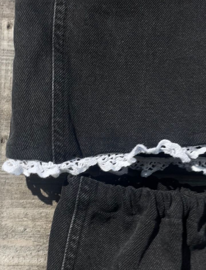 denim skirt and legwamer set! product image (2)