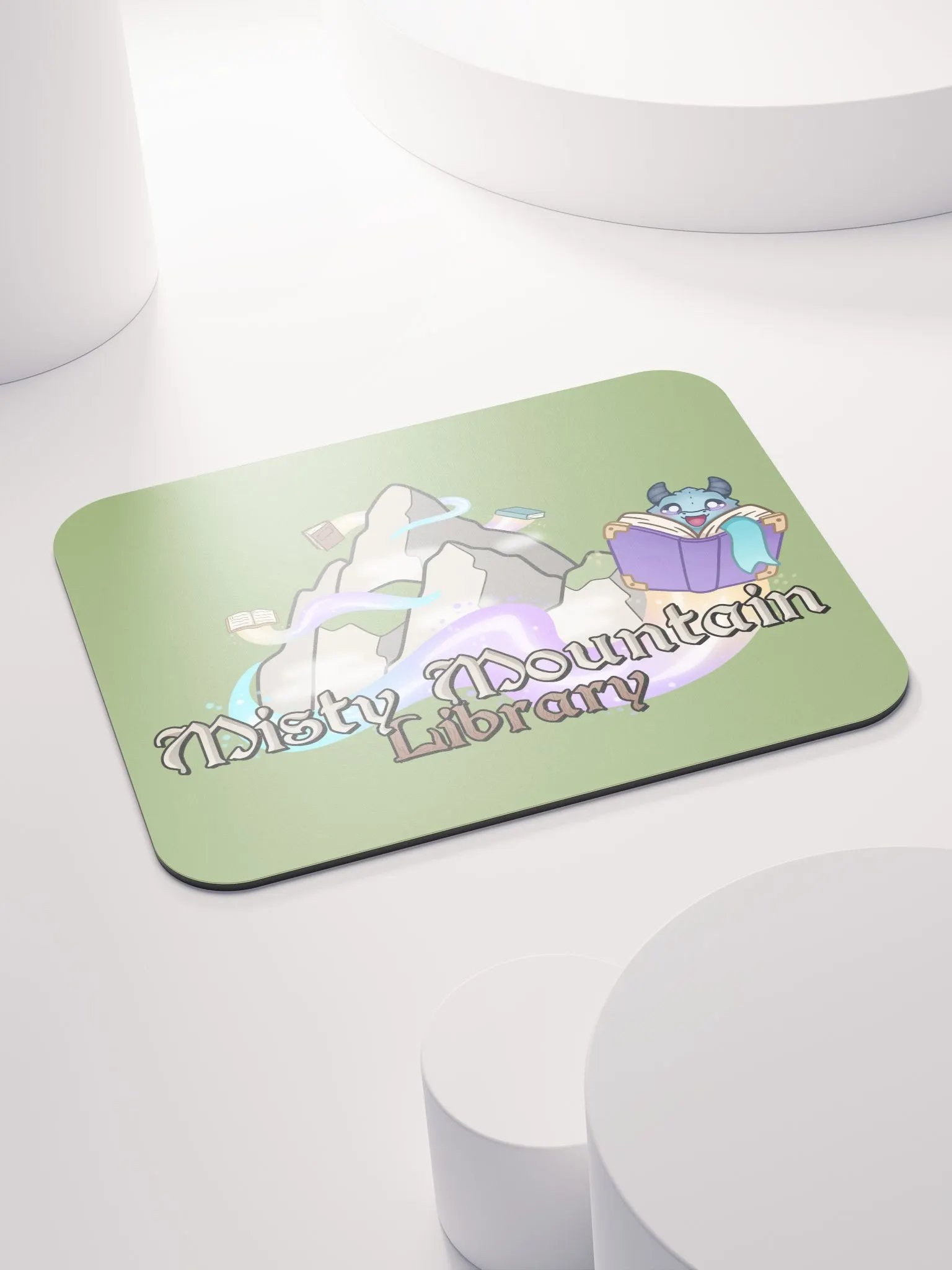 Misty Mountain Library Mouse Pad product image (4)