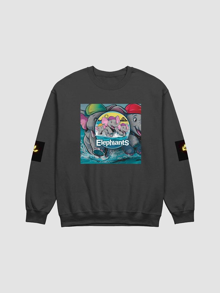 Joyful Elephants Crewneck Sweatshirt product image (6)