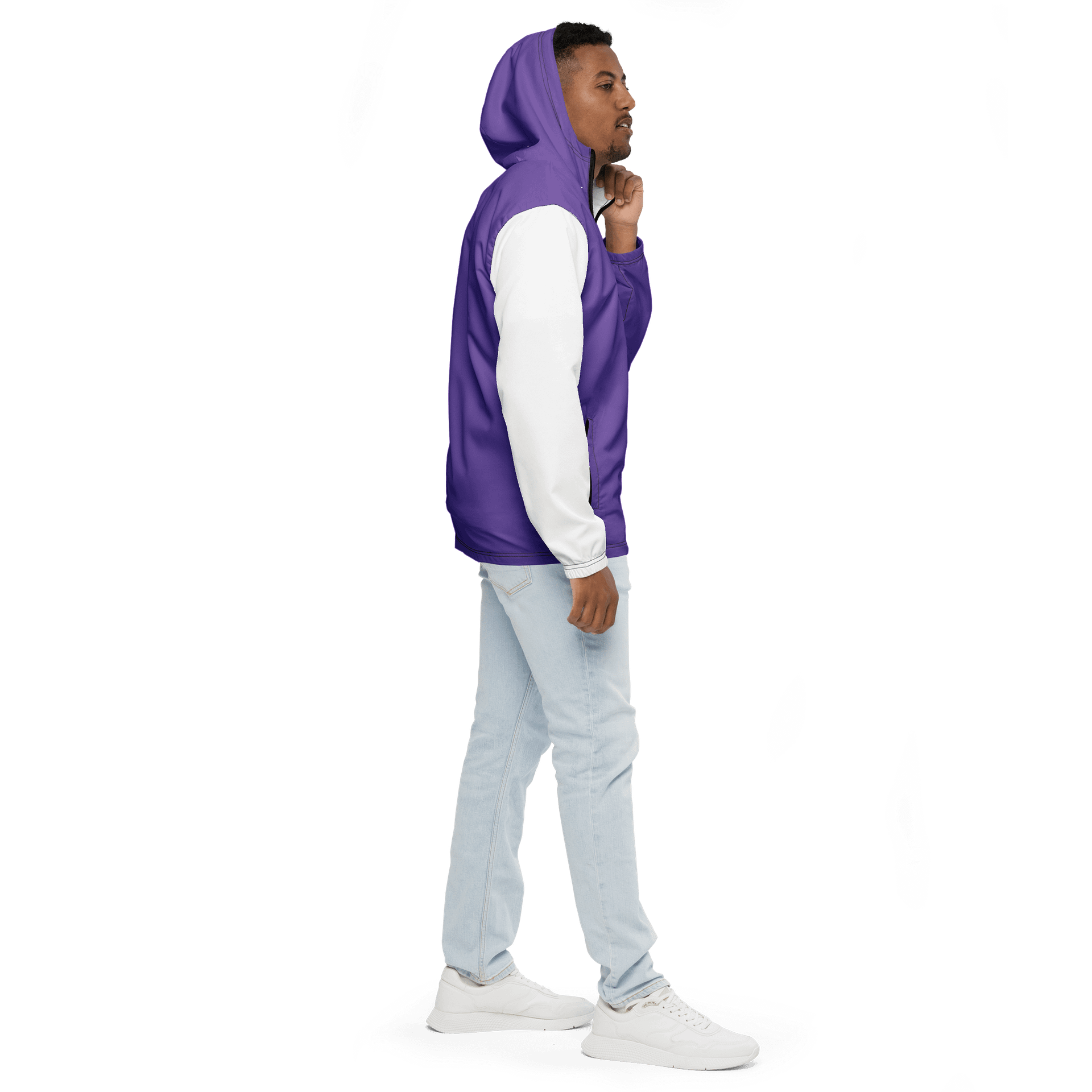 Rosalie Rose windbreaker Purple and White product image (4)