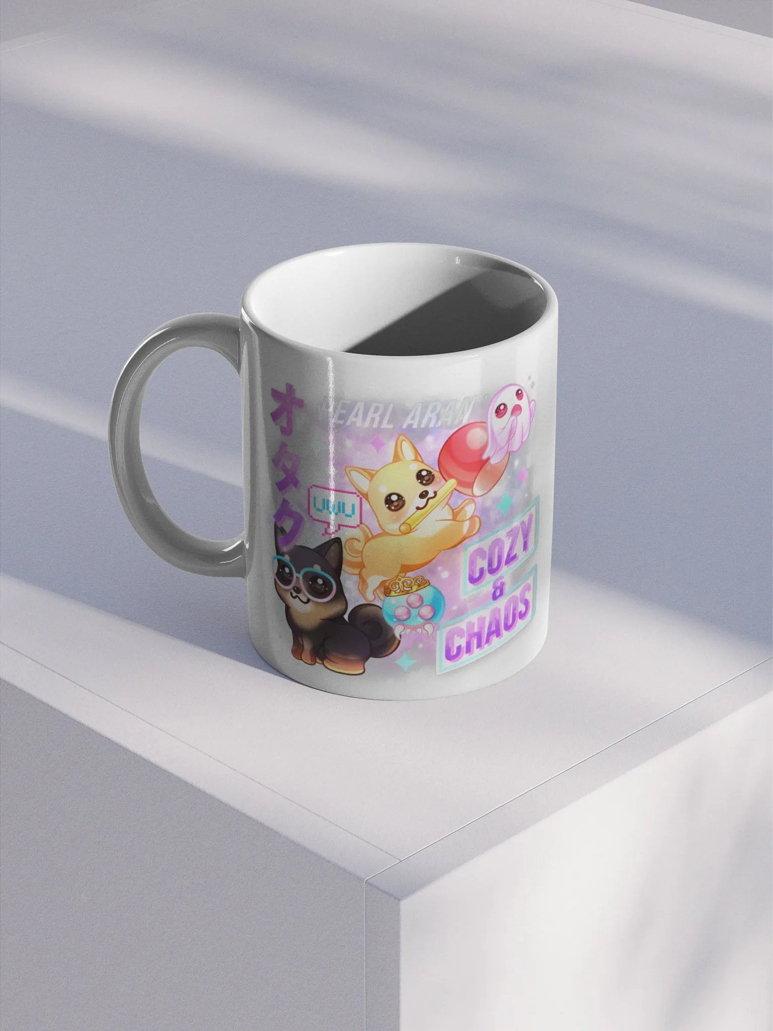 Cozy and Chaos Glossy Mug product image (1)