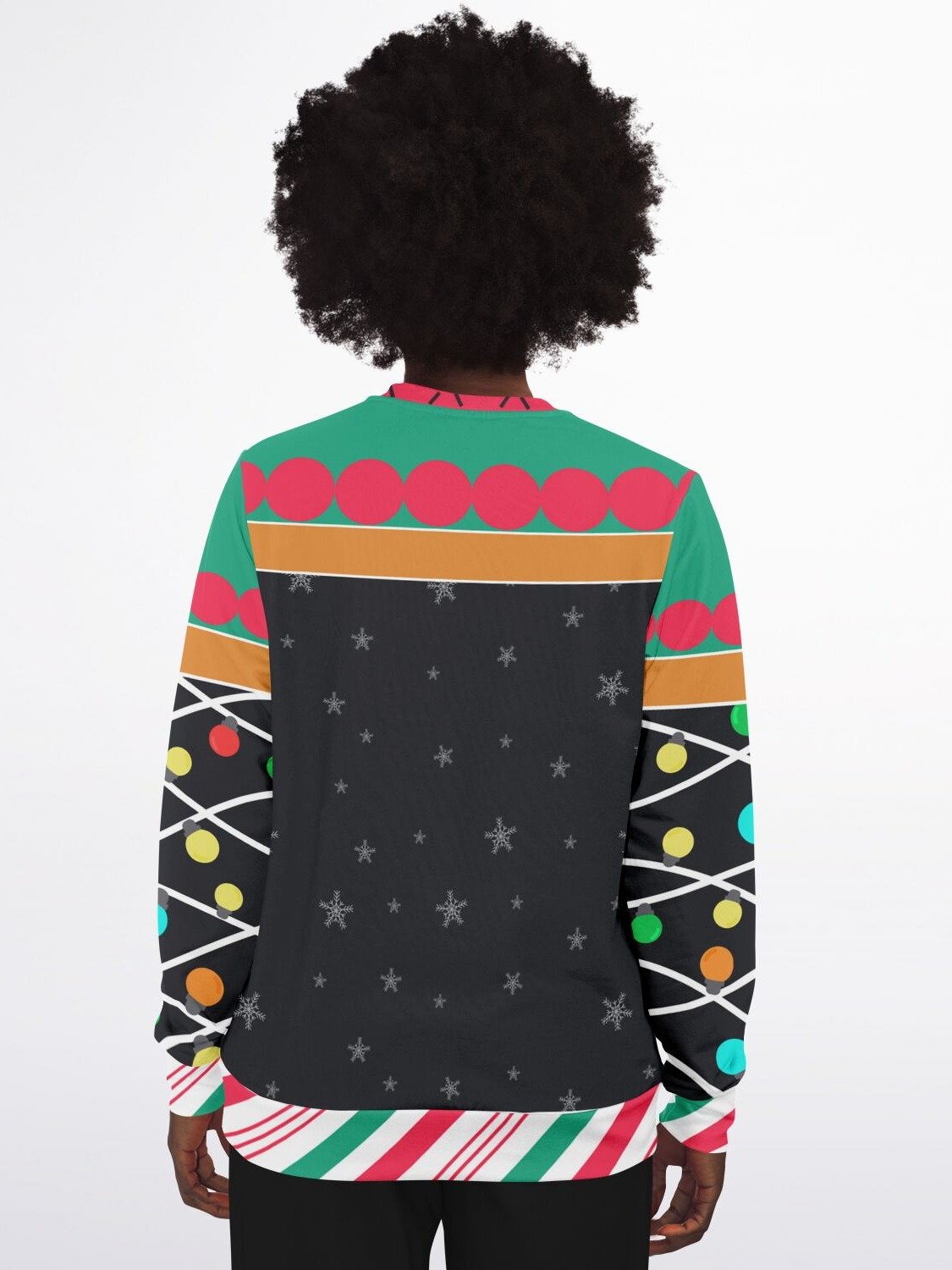 “Nothing for You” Naughty Santa Christmas Sweatshirt | Funny Mooning Sarcastic Holiday Party Jumper | Naughty Humor Ugly Sweater product image (8)