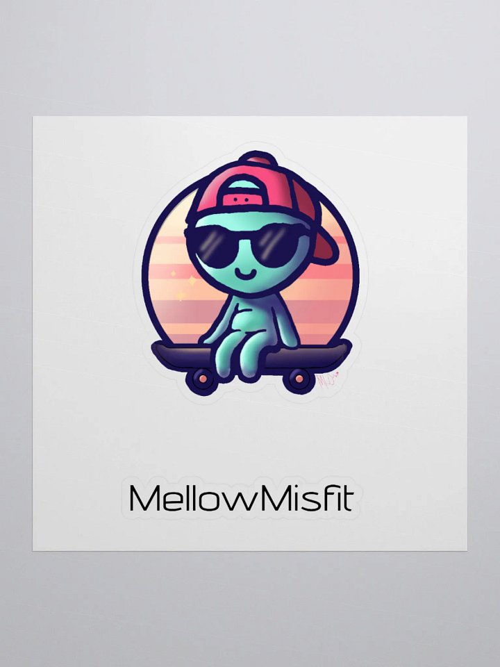 Skater Alien Sticker product image (1)