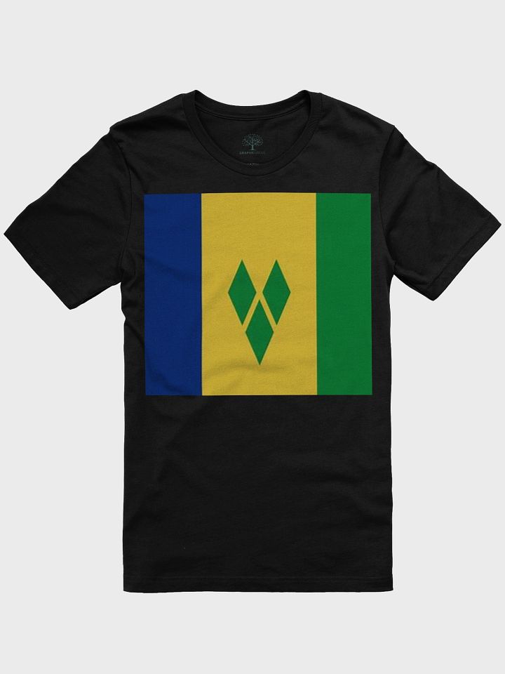 Exclusive Saint Vincent and the Grenadines Flag T-Shirt – Unisex Supersoft Comfort | TDS Music product image (7)