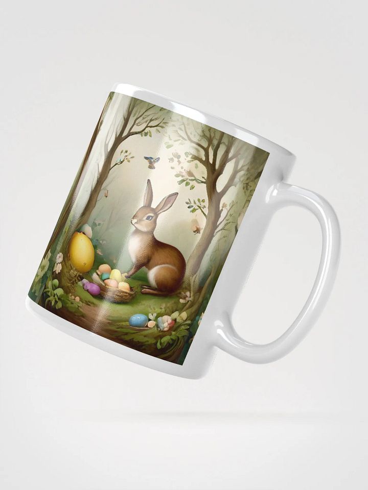Vintage Woodland Easter Bunny Coffee Mug product image (2)