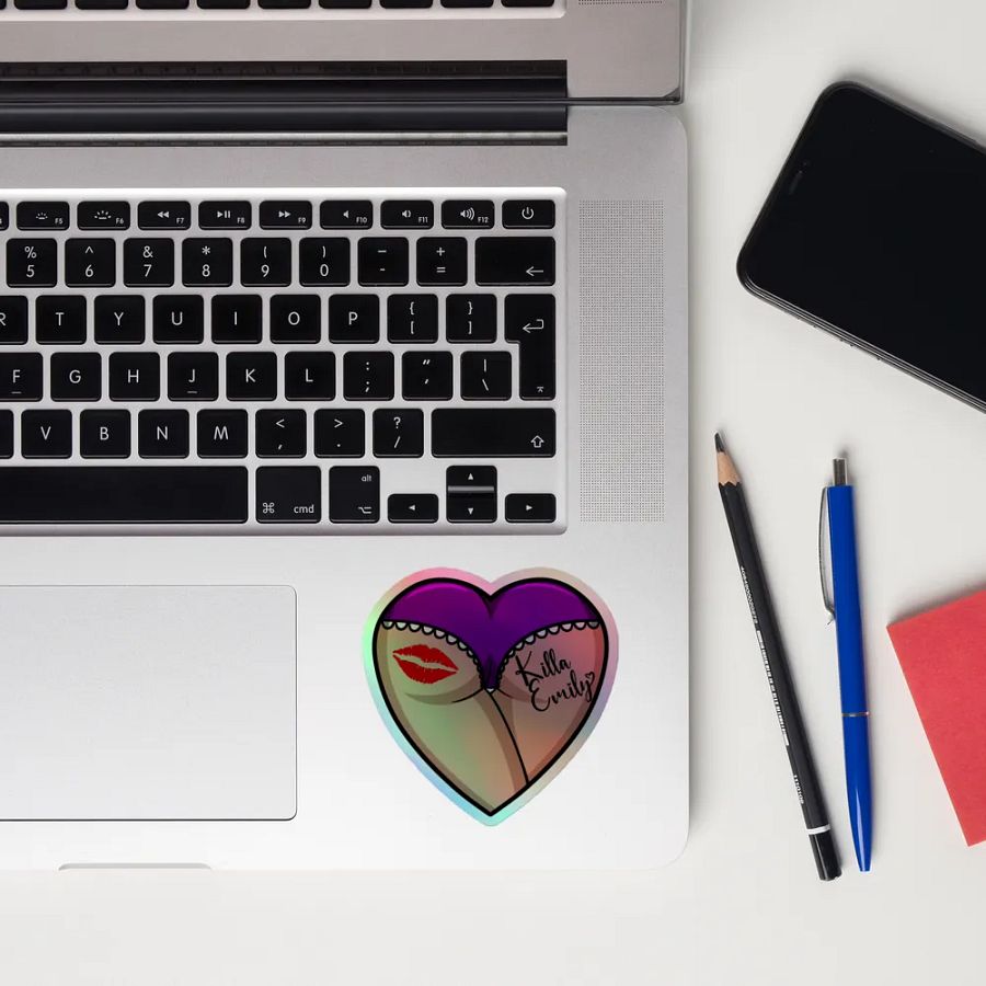 HEART BUTT STICKER product image (12)