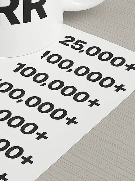 MRR mug stickers (without mug) - 100% vinyl product image (1)