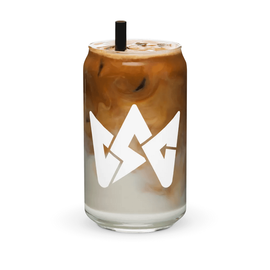 CSG Can Glass 16oz - White Logo product image (6)