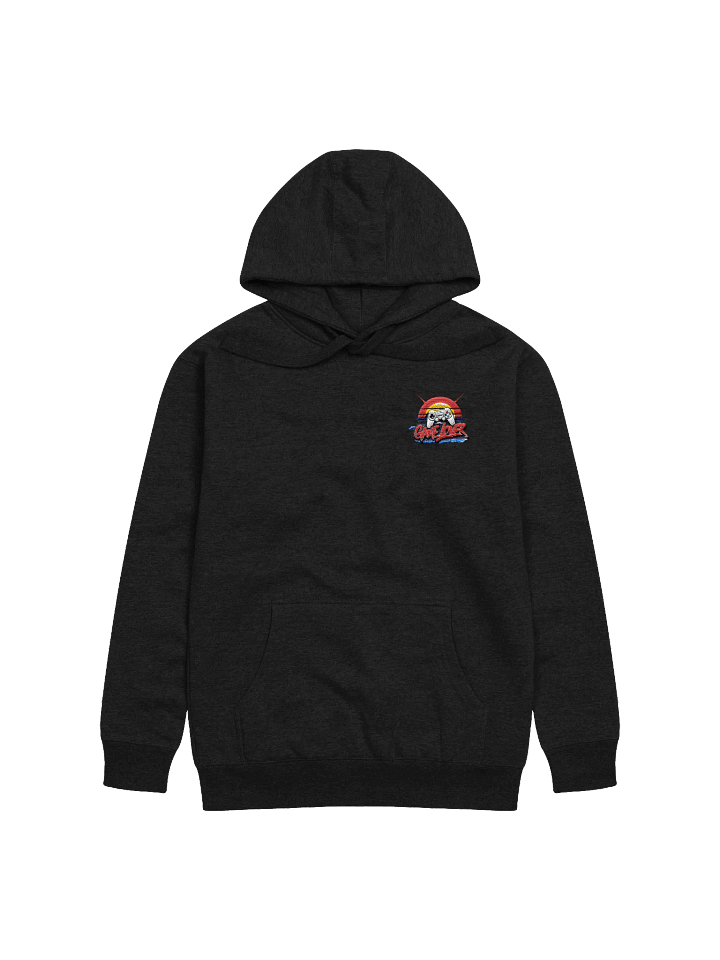 Retro Sunset Game Lover Left Embroidered Hoodie product image (1)