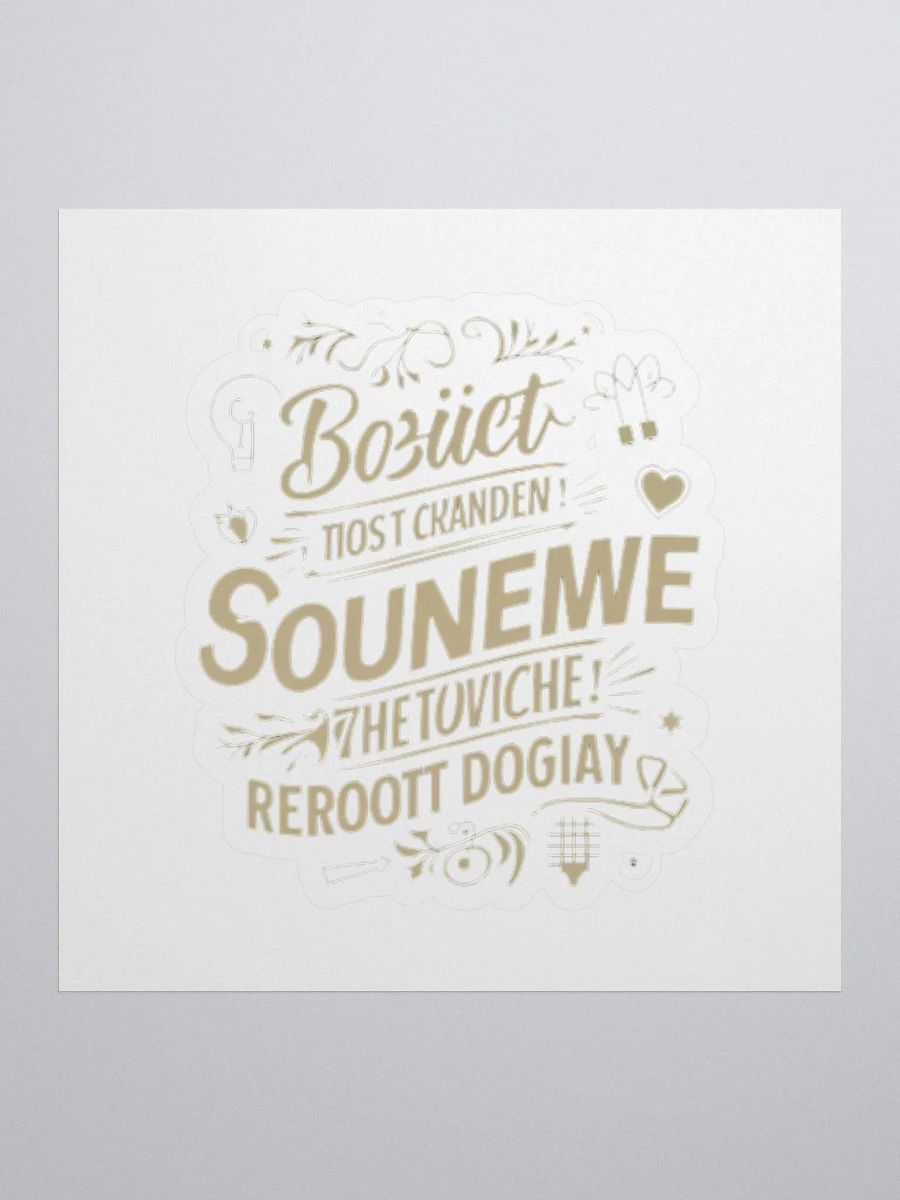 Whimsical Language Art Stickers product image (1)