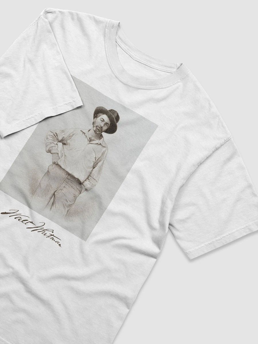 Walt Whitman Steel Engraving by Samuel Hollyer (1854) - T-Shirt product image (3)