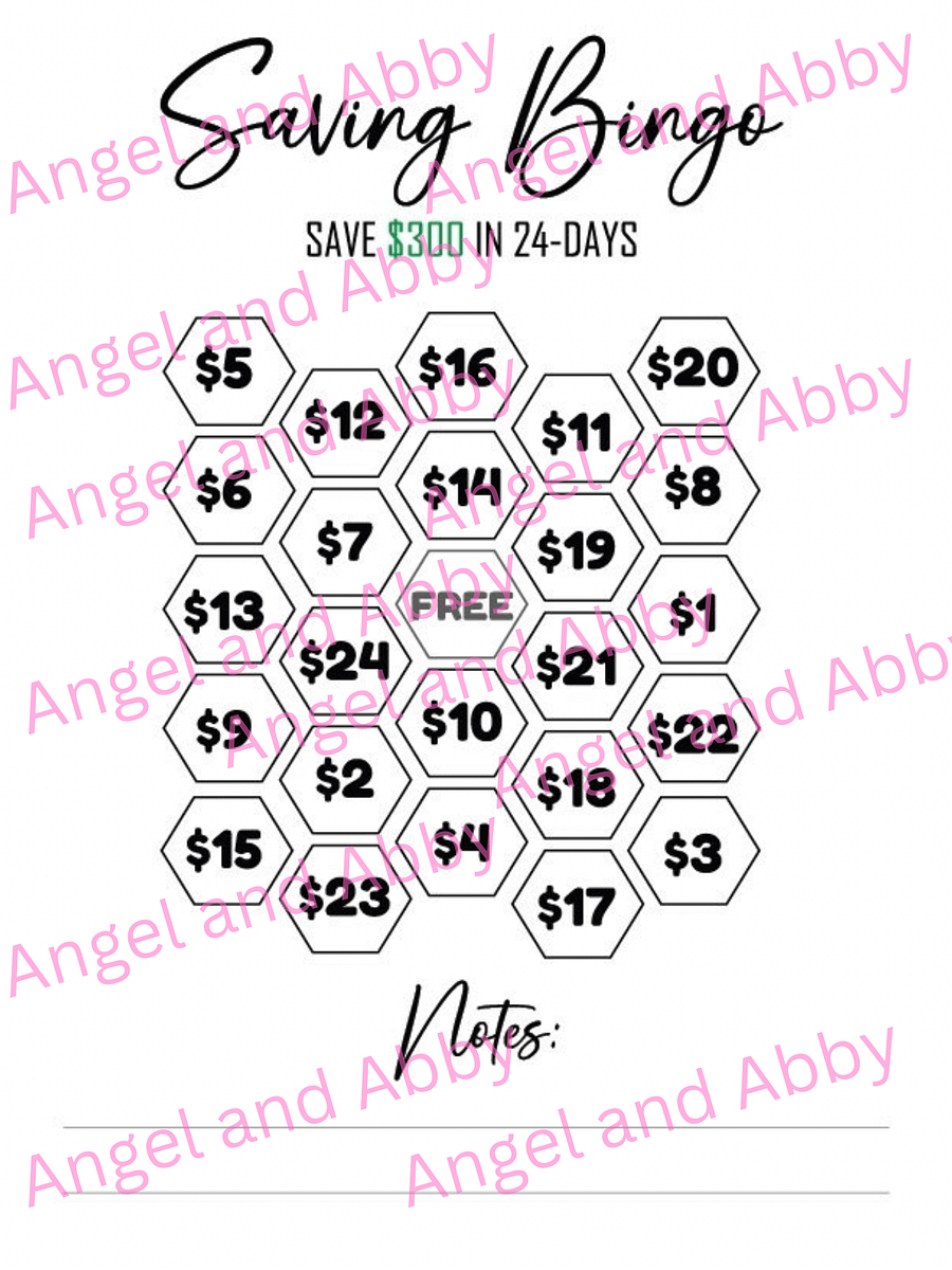 Savings Challenge PDF Printable product image (1)