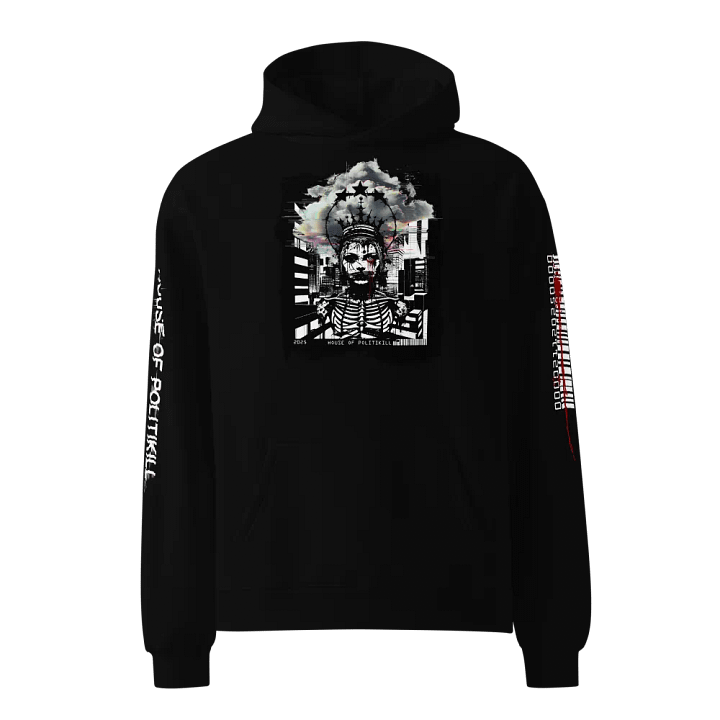 DIGITAL GLITCH QUEEN UNISEX STATEMENT HOODIE product image (1)