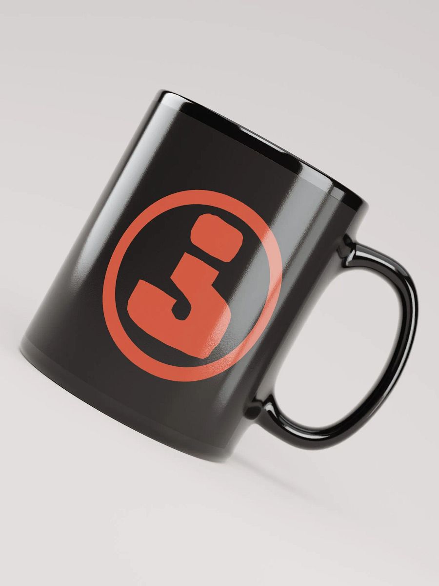 Inverted MArk Black Mug product image (8)
