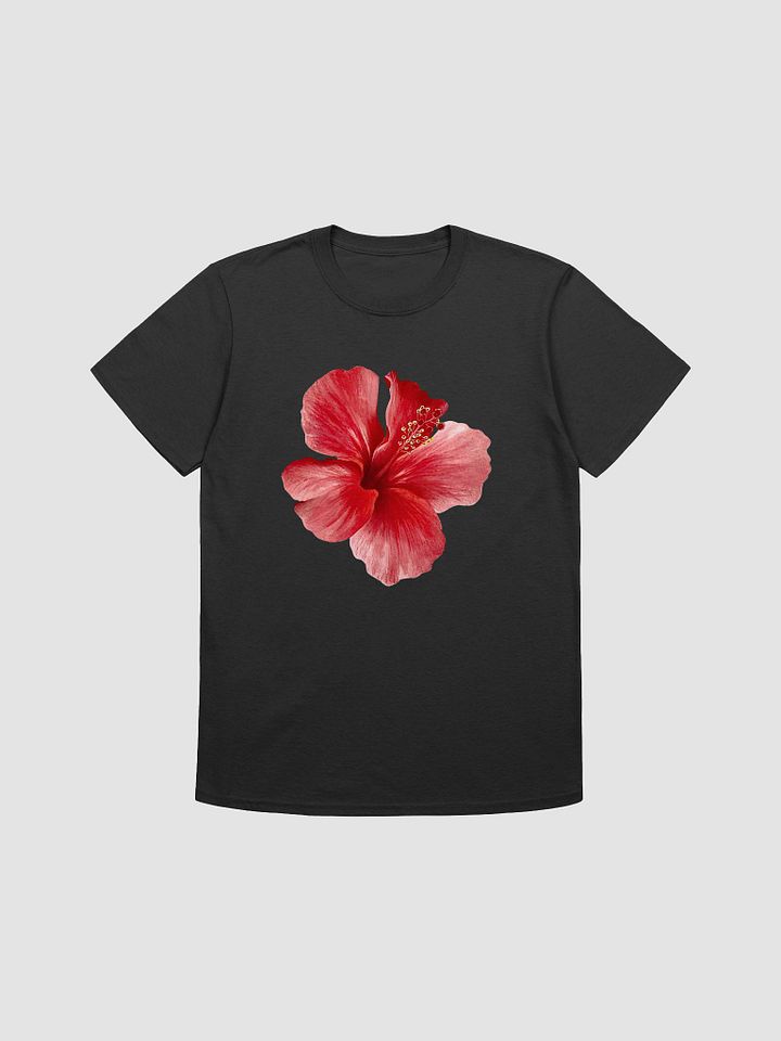 Red Hibiscus Unisex Softstyle Teep product image (1)
