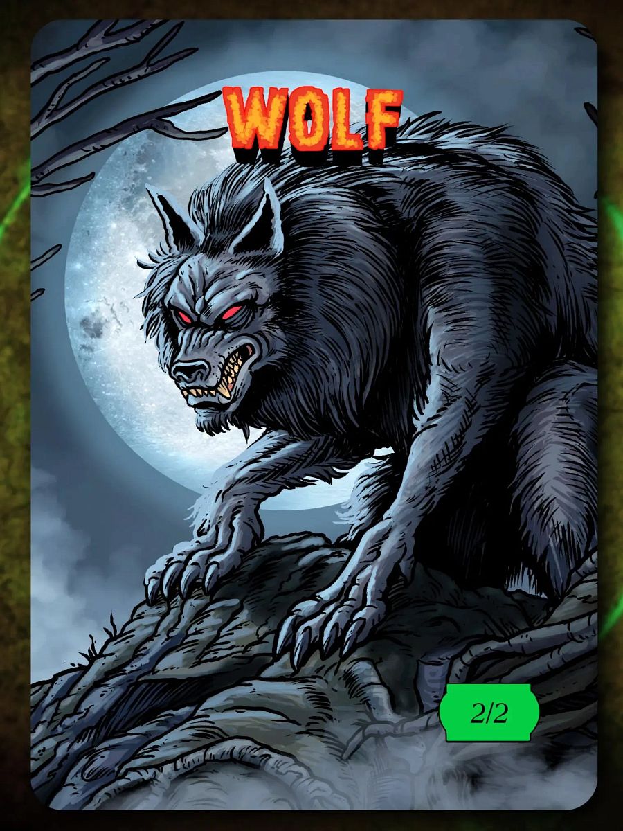 Wolf 2/2 Full Art Token product image (1)