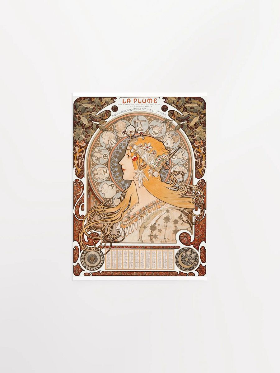 Zodiaque or La Plume by Alphonse Maria Mucha product image (1)