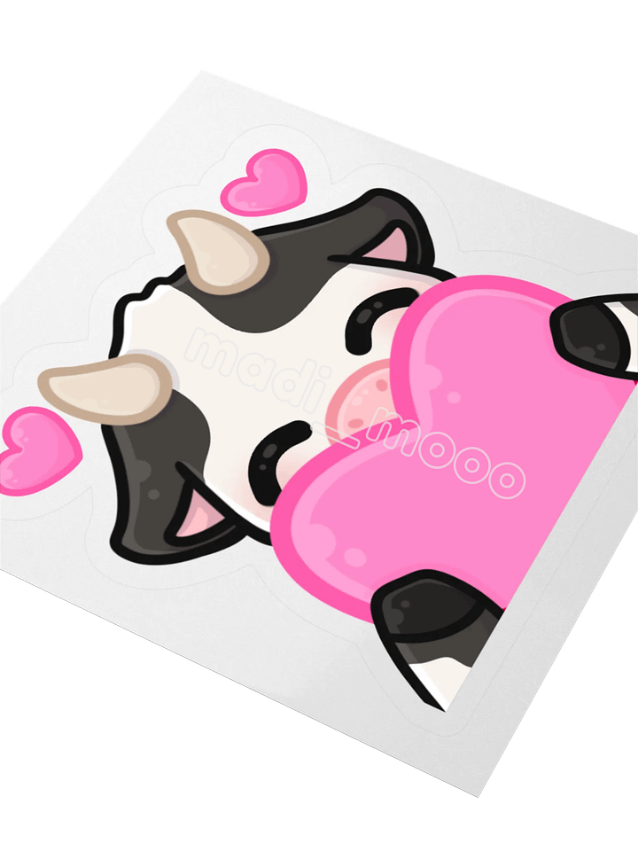 Cow Love Sticker product image (4)