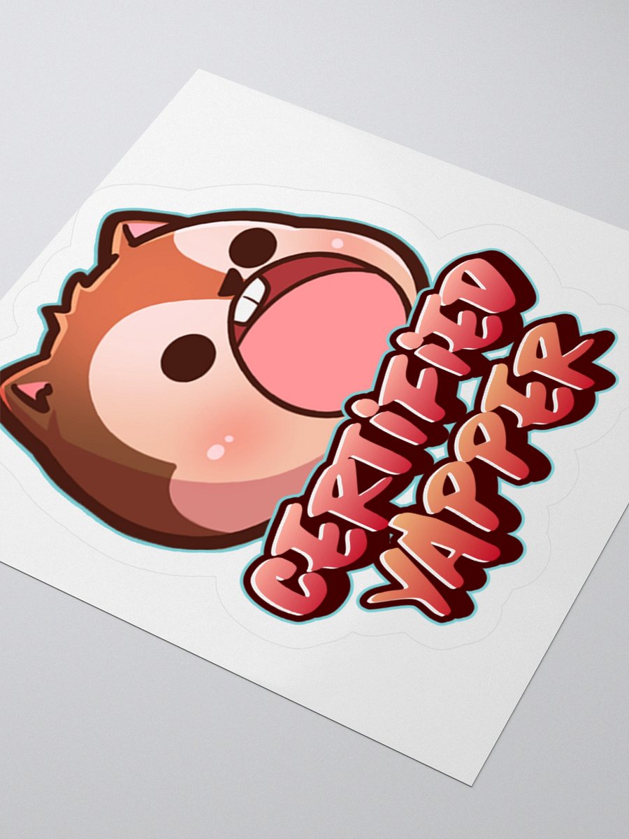 Certified Yapper Kiss Cut Stickers product image (6)