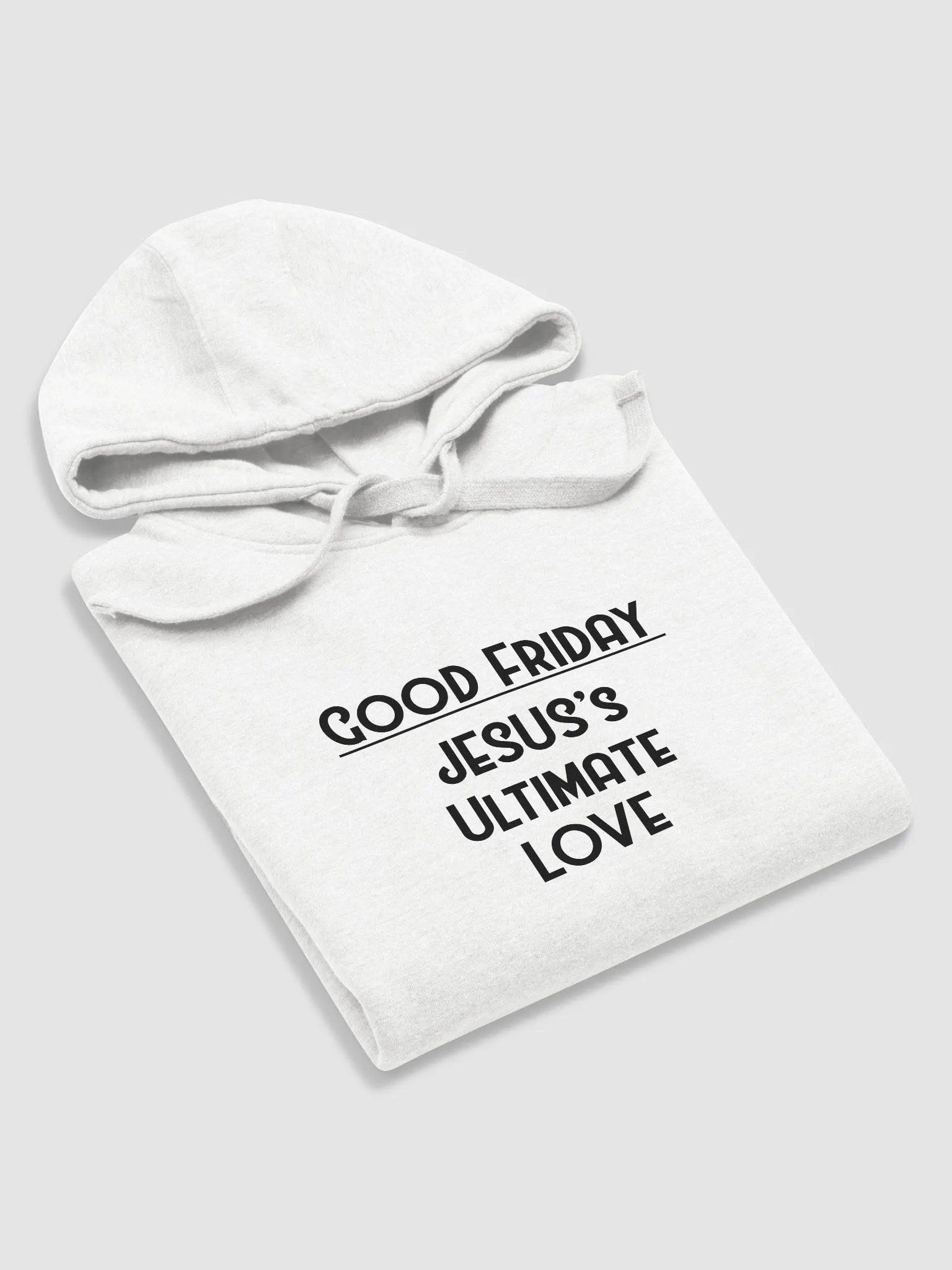 GOOD FRIDAY, JESUS’S ULTIMATES LOVE Midnight Comfort Unisex Hoodie product image (5)