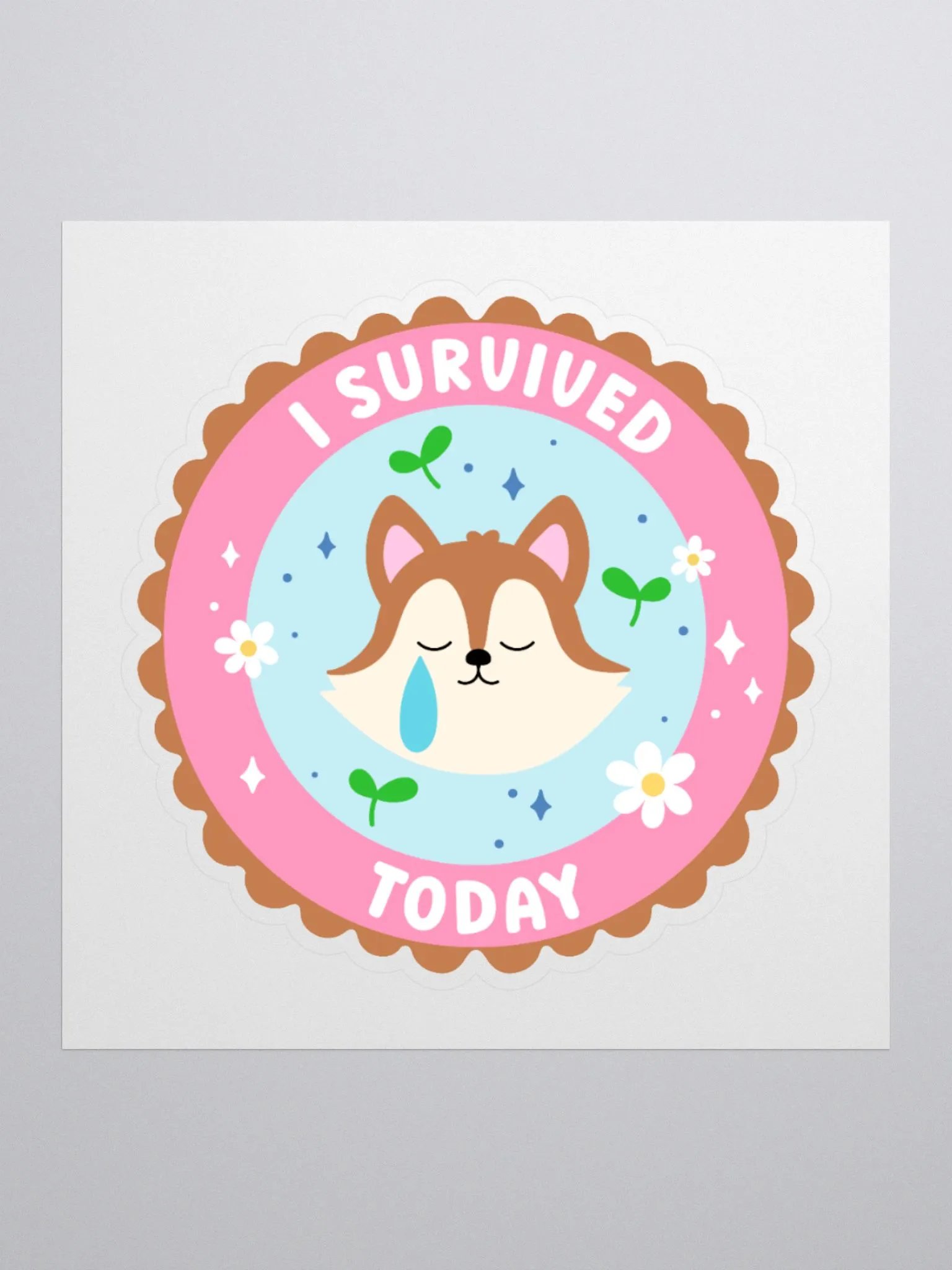 I Survived Today Sticker product image (1)