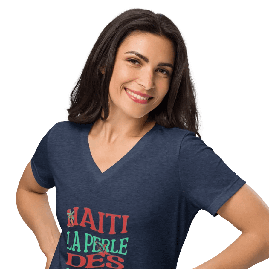 La Perle des Antilles Women Relaxed V-Neck Tee product image (23)