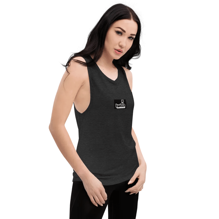 Balck Twitch Tank - small logo product image (10)