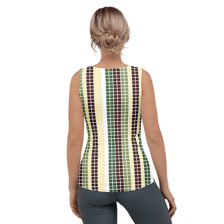 Chic Square Stripes Women's Tank Top product image (2)