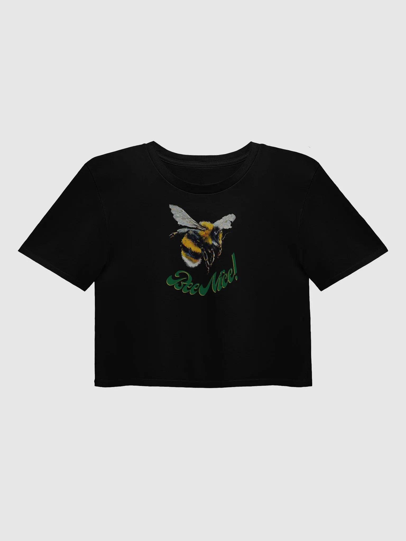 Bee Nice! Illustrated Crop Top product image (3)