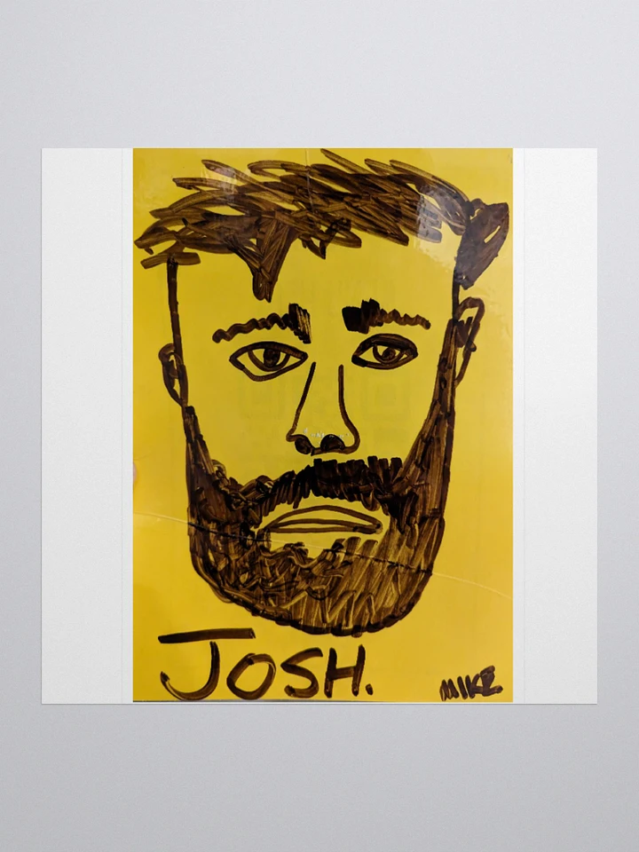 Josh Portrait Sticker product image (1)