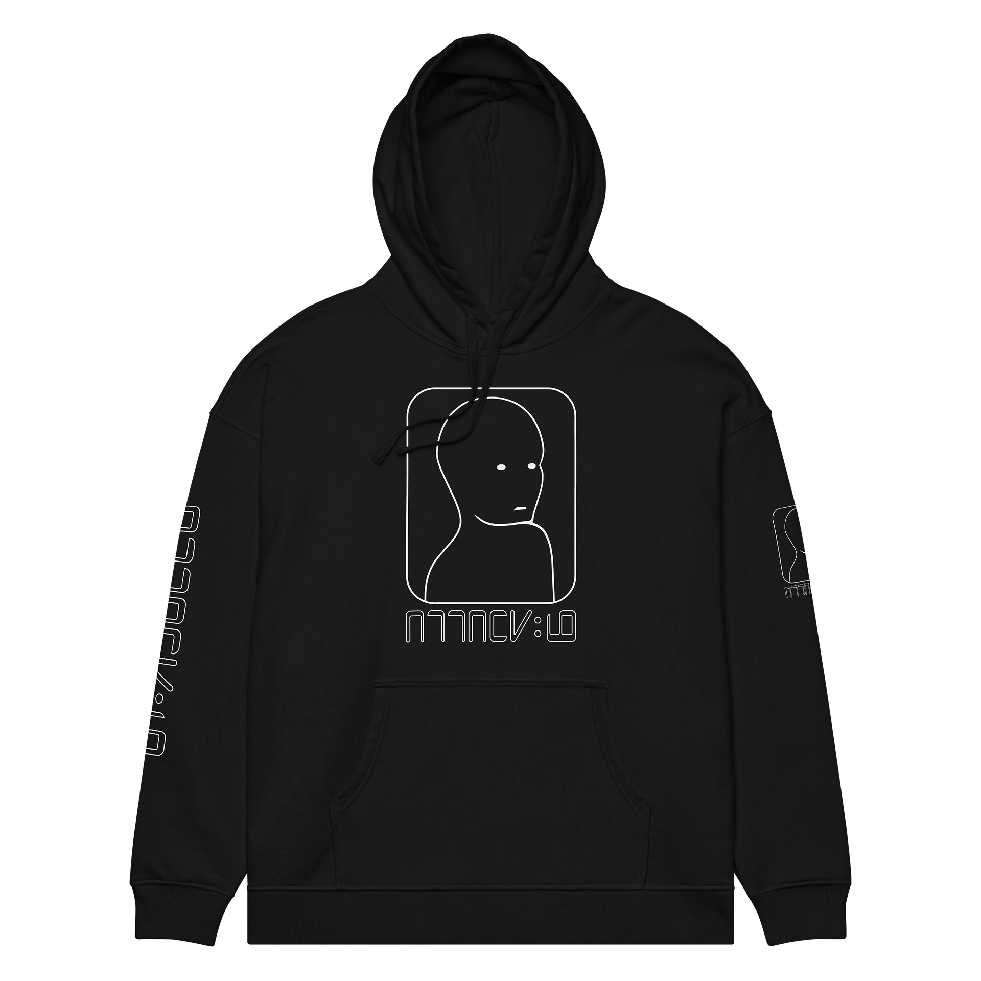 ATTACKNINE "Visitor" - Black Unisex Heavyweight Hoodie product image (4)