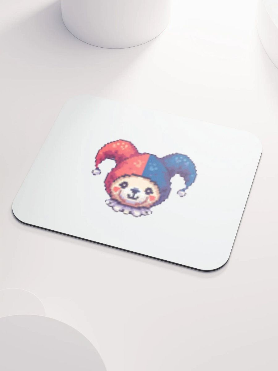 Pixel Art Teddy Bear Jester Mouse Pad product image (3)