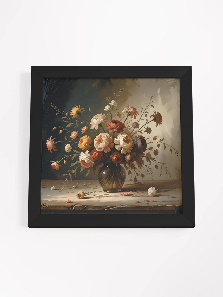 Peonies on Table Framed Poster product image (18)