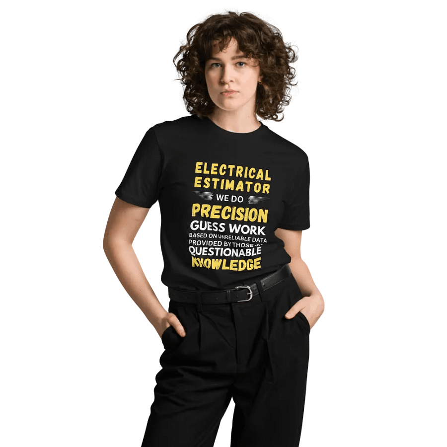 Electrical Estimator We Do Unisex Premium T-Shirt product image (6)