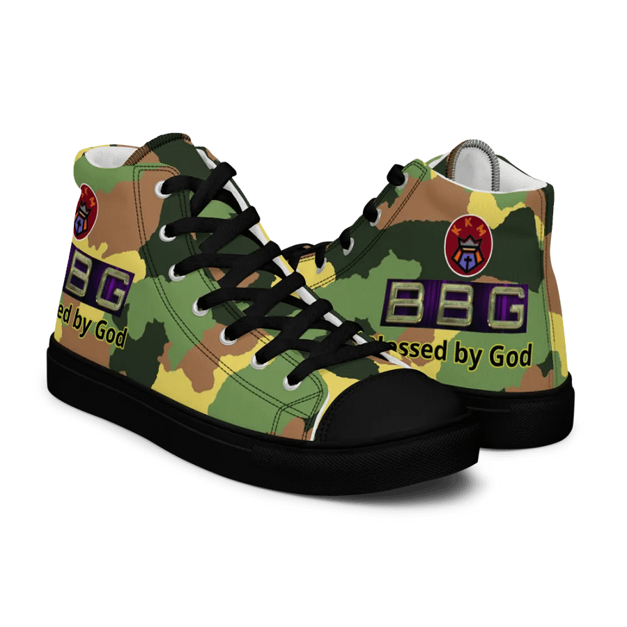 Camouflage BBG High Tops - Black Soles product image (11)