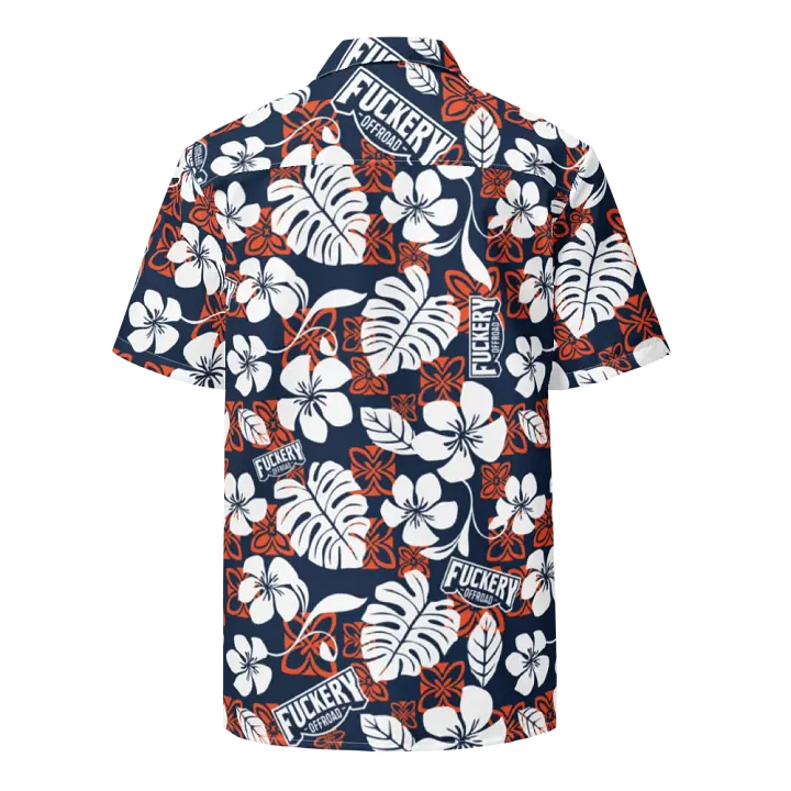 Fuckery Offroad Hawaiian Shirt - Blue/Orange product image (2)