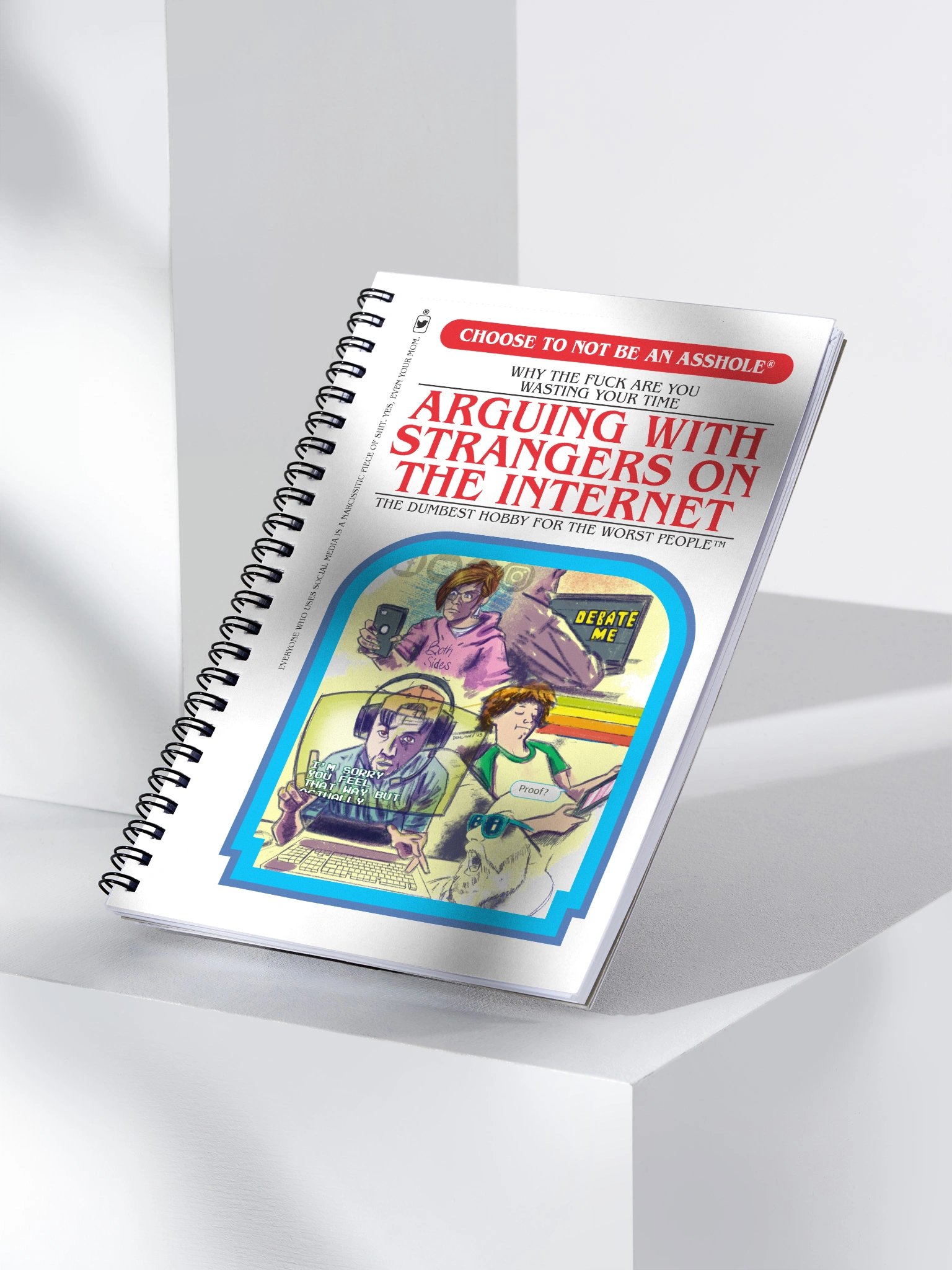 Arguing With Strangers On The Internet notebook product image (3)
