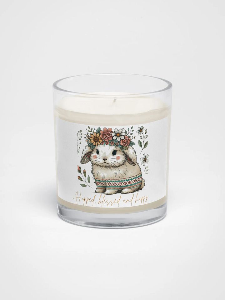 Floral Rabbit Bliss Soy Wax Candle product image (1)