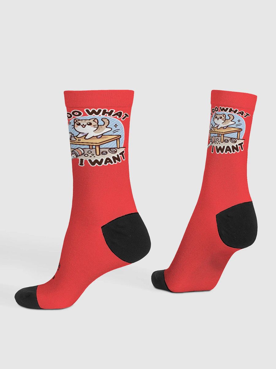 I do what I want red socks product image (4)