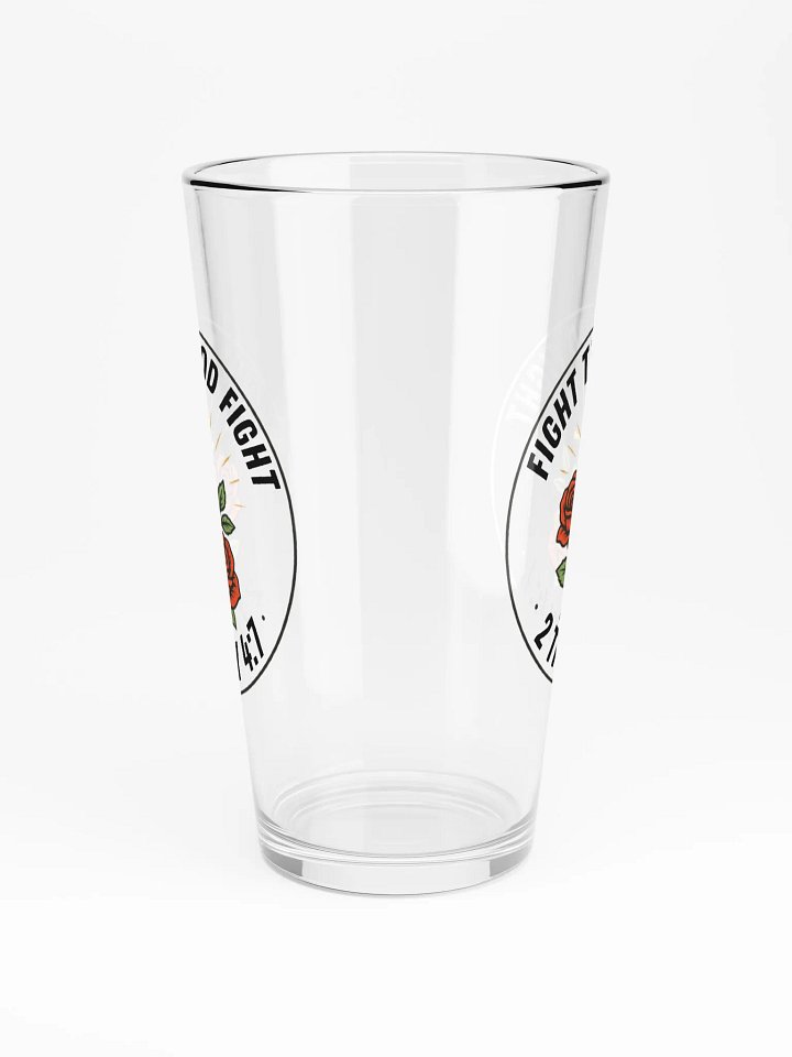 Fight the Good Fight pint glass product image (2)