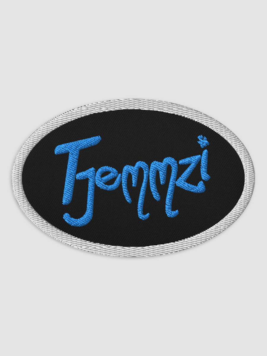 Tjemmzi Embroidered Patch (Blue Detail) product image (1)