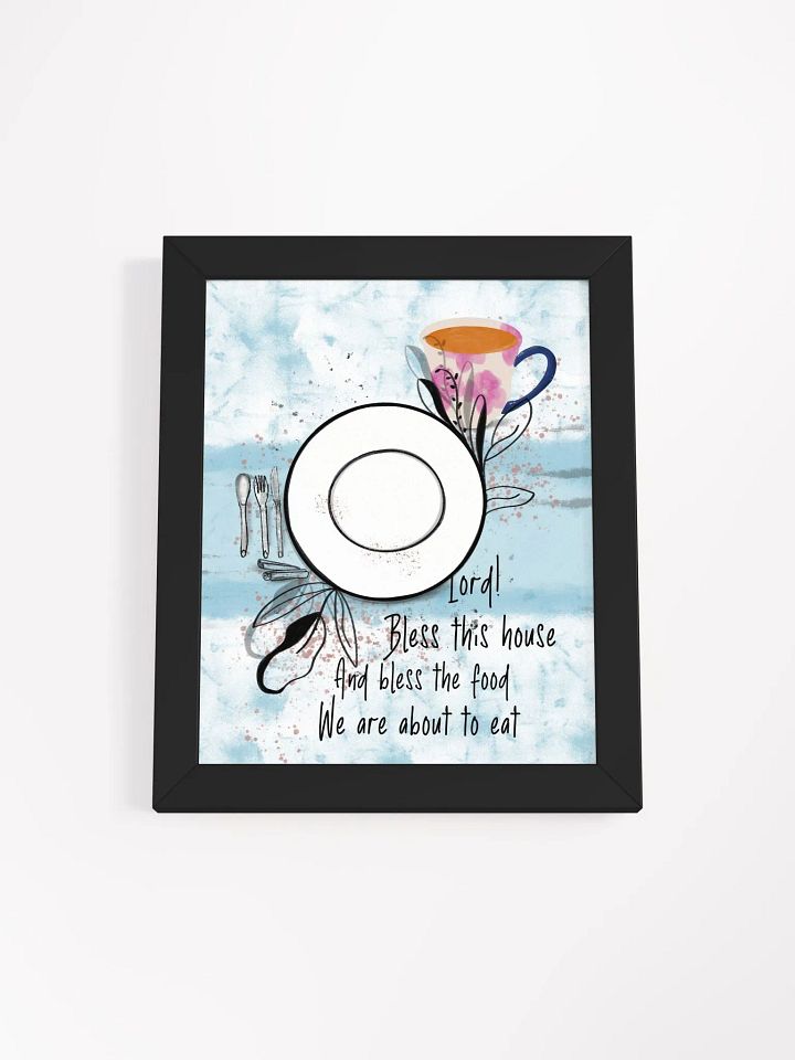 Bless This Food Framed Poster product image (2)