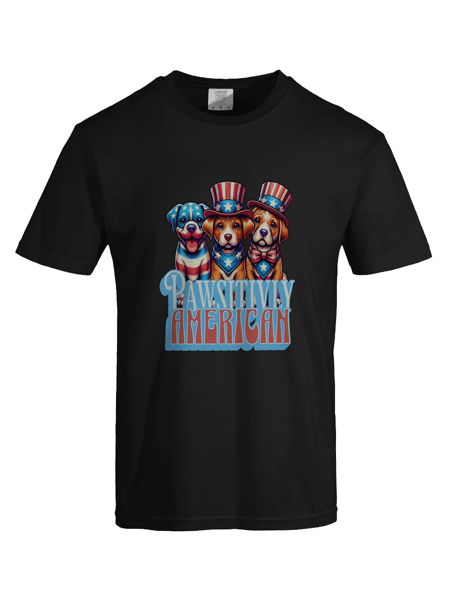 Pawsitively American Patriotic Dogs T-Shirt product image (65)