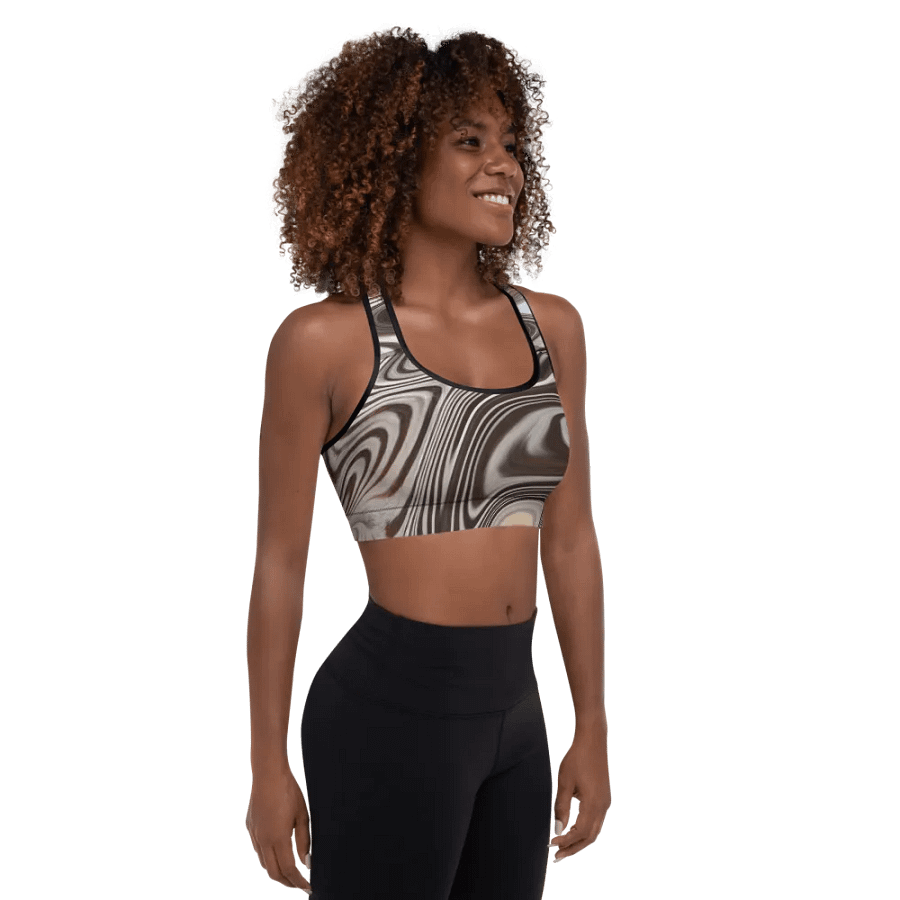 Swirl of Serenity Padded Sports Bra product image (6)