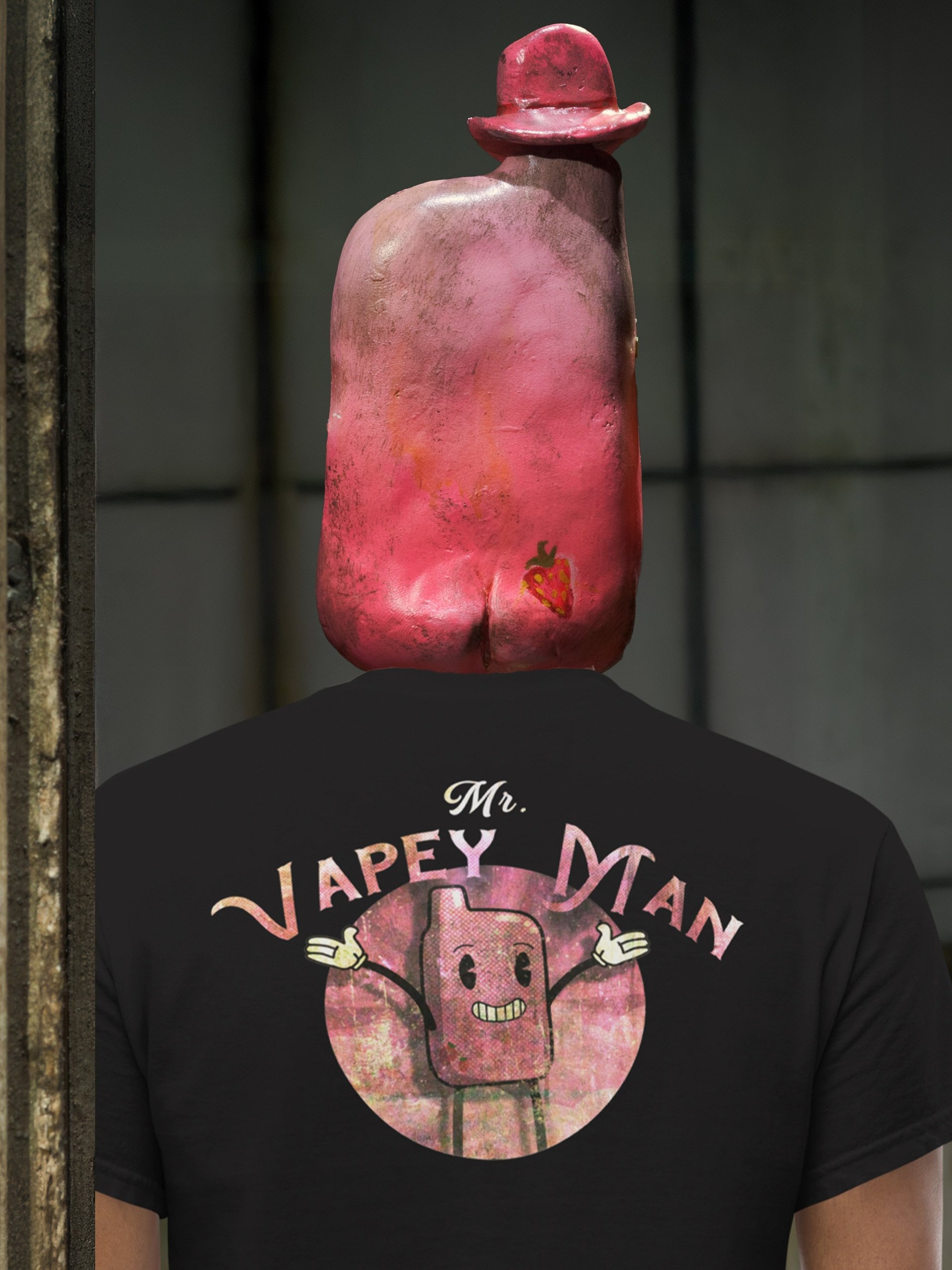 Logo T-Shirt (Mr. Vapey Man) - Double Sided product image (8)