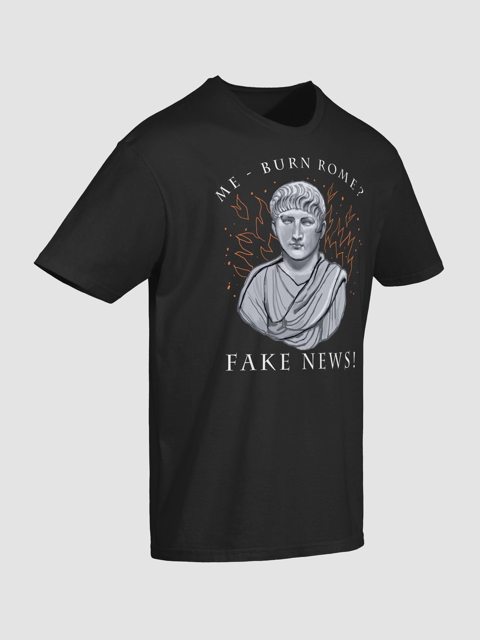 Funny flaming Roman Toga Unisex T-Shirt product image (5)