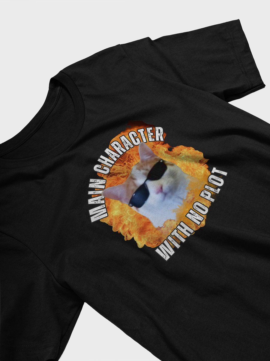 Main Character With No Plot Cat T-Shirt product image (6)