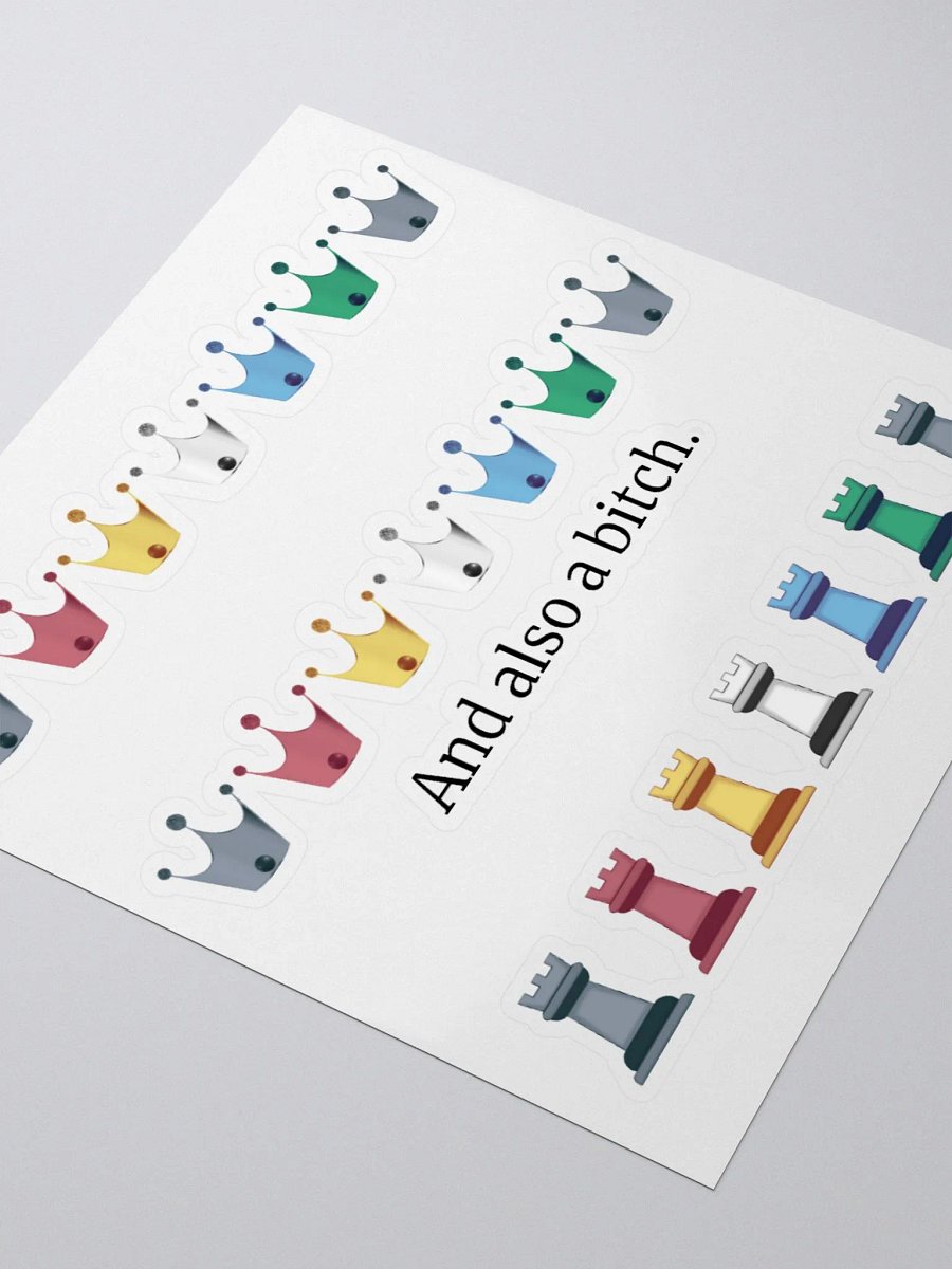 Sticker Sheet: Disability Pride & Also a Bitch product image (3)